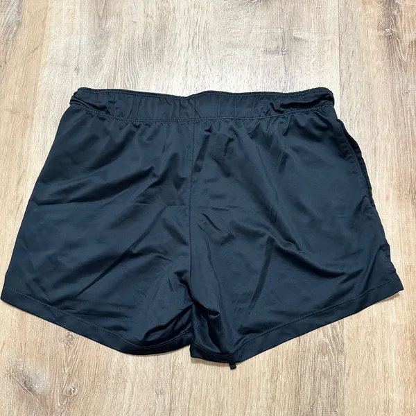 Nike | Woman's Black Dri-FIT Athletic Running Shorts Small Drawstring Pockets, S - Image 2