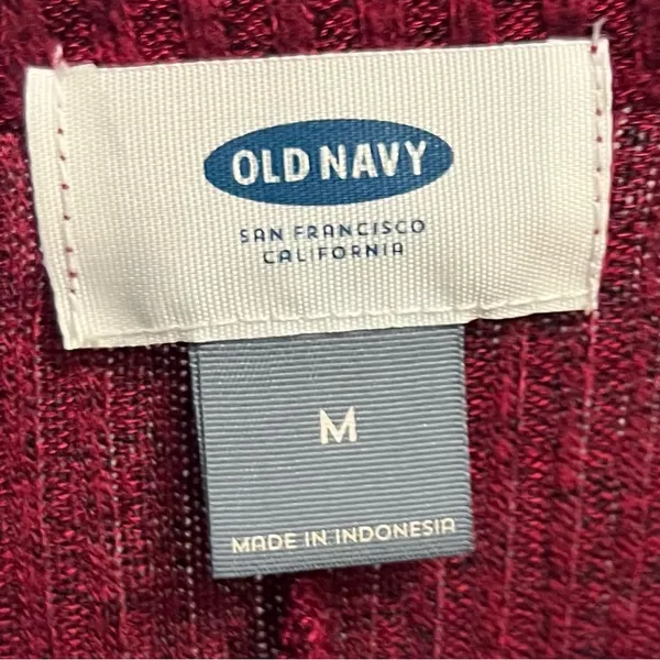 ❗️Clearance last chance ❗️ Old Navy Women's Ribbed heathered Burgundy Top - Image 4