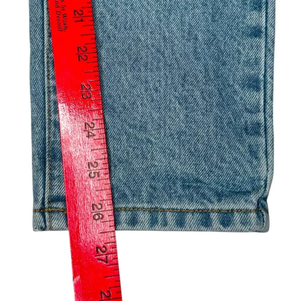 REVICE Denim Yin Yang Two Tone High Rise Straight Leg Jeans Tokyo Wash Size‎ 28 - Image 11