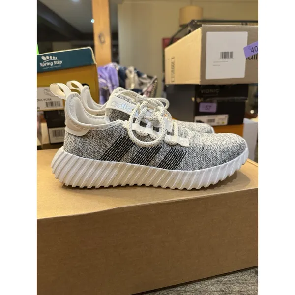 Adidas Womens Kaptir Flow‎ ID6640 Gray Running Shoes Sneakers Size 8.5 - Image 3