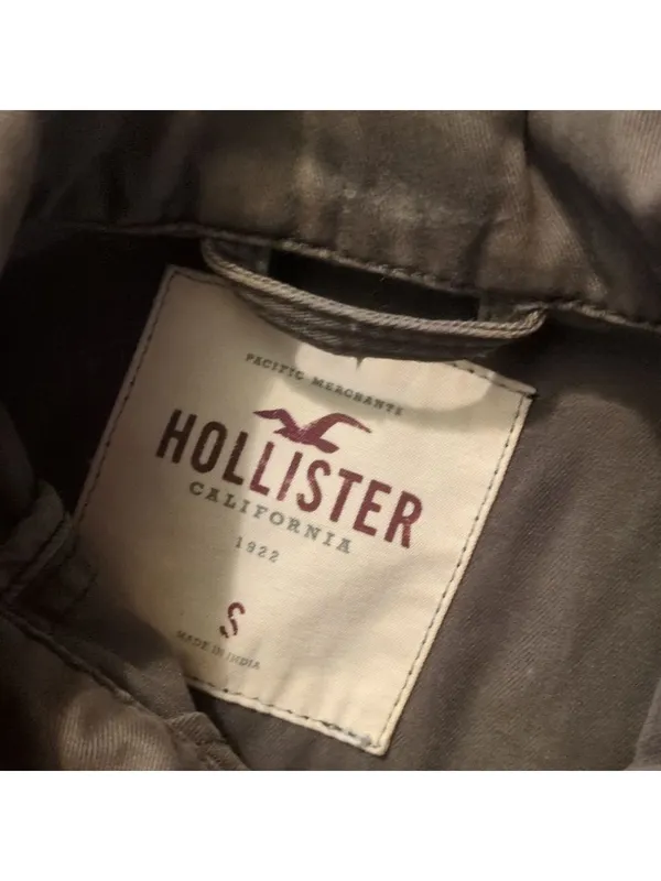 Hollister green jacket size small - Image 4