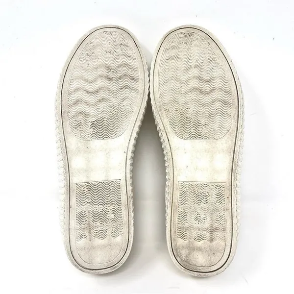 Steve Madden Toliver White Perforated Lace Up Platform Sneaker Size 8 - Image 6