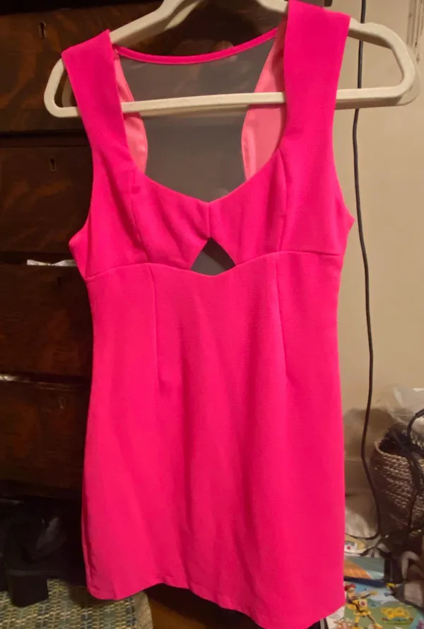 Tobi Hot Pink Dress - Image 3
