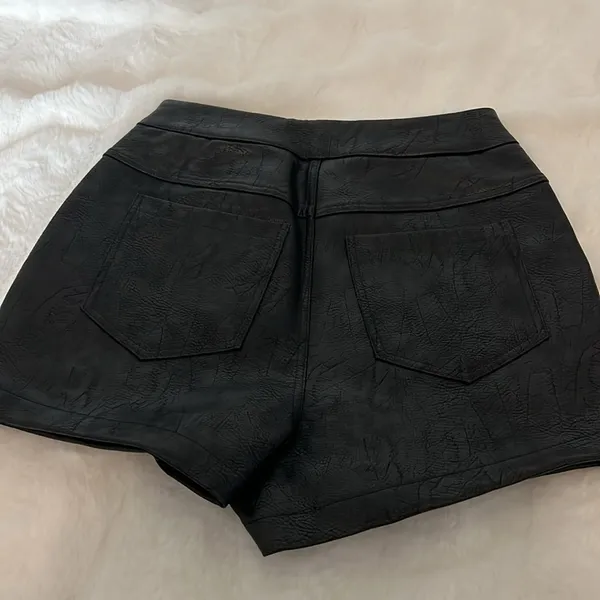Princess Polly PU Space Girl Booty Shorts - Image 2