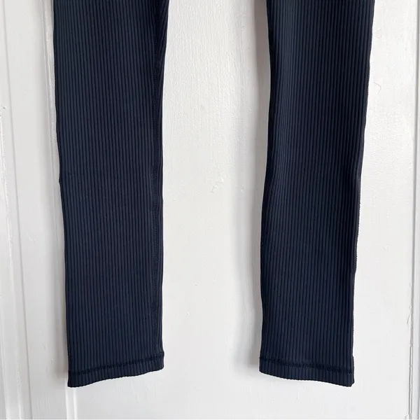 GLYDER • Jubilant Leggings black ribbed texture high rise workout athletic - Image 7