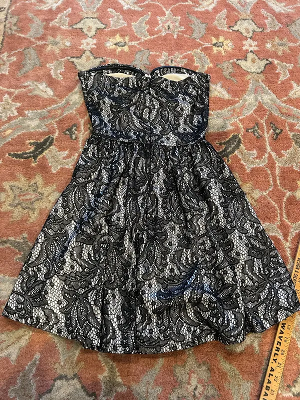 Miami Dress Black Lace Homecoming - Image 5