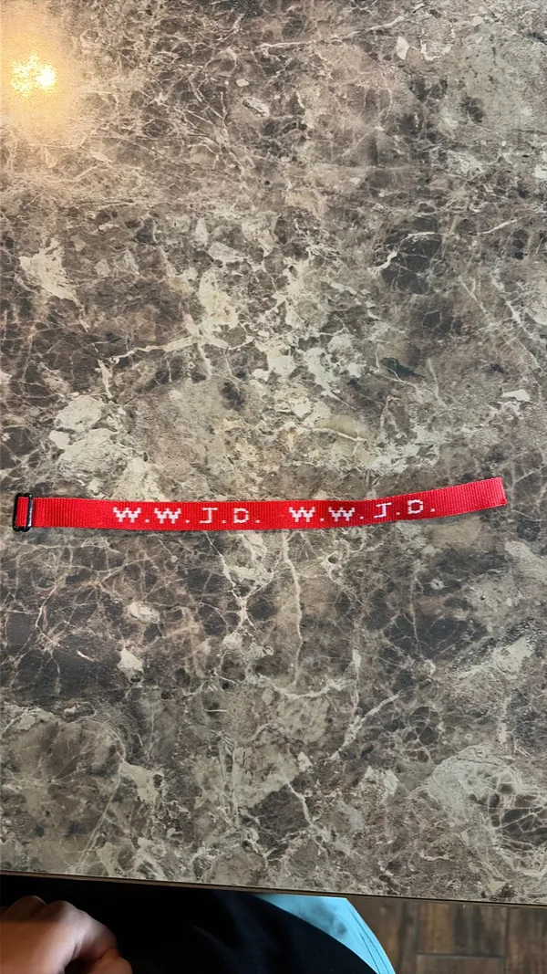 WWJD BRACELET Red - Image 2