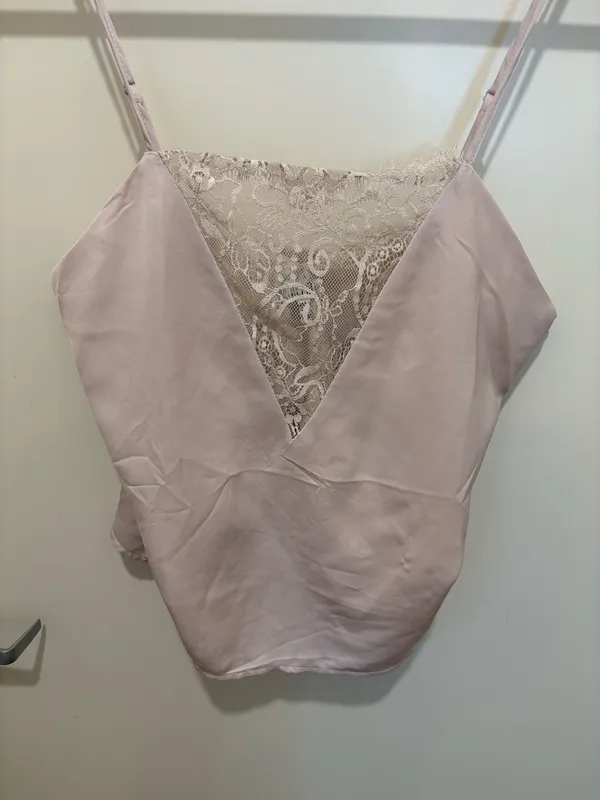 Tobi Lace satin tank top - Image 2