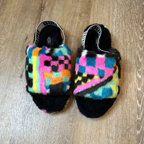 Ugg Fluff Yeah‎ Slide Checks Slippers - Image 2