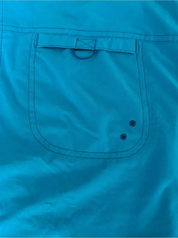 Title Nine Skort Size 10 Electric Blue Tenniscore Zip Pockets Active Travel - Image 8