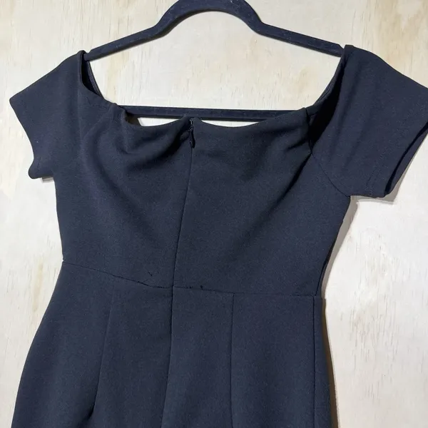 Lulus Black Bodycon Cocktail Dress Women's Medium Off Shoulder‎ Mini Party - Image 8