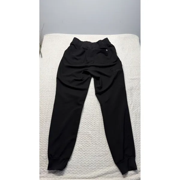 FIGS Technical Collection Women Black Scrub Jogger Pants Size Medium Tall M/T - Image 3