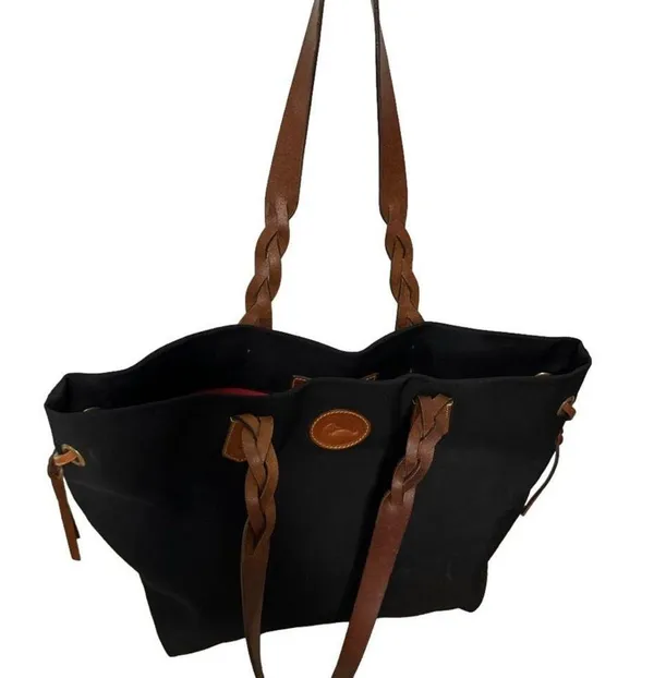 DOONEY & BOURKE Black Fabric Tote - Image 4