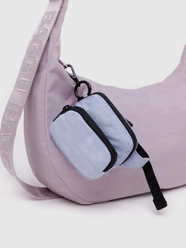 BAGGU Fanny Pack Charm Lavender Grey NWT - Image 2