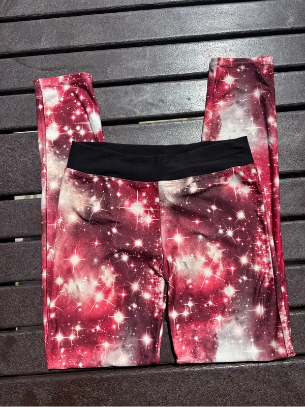 Galaxy Print Leggings - Image 2