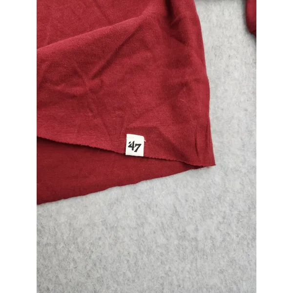 '47 Women's '47 Cardinal Arkansas Razorbacks Football‎ Long Sleeve Crop Sz MEDIUM - Image 5