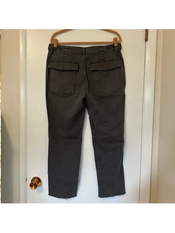 Madewell Slim Straight Utility Pant Gray Womens 31 - Image 9