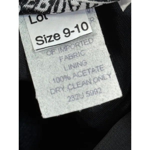Vintage After Dark Black Sheer Overlay Maxi Skirt Size 9-10 Formal Evening Goth‎ - Image 8