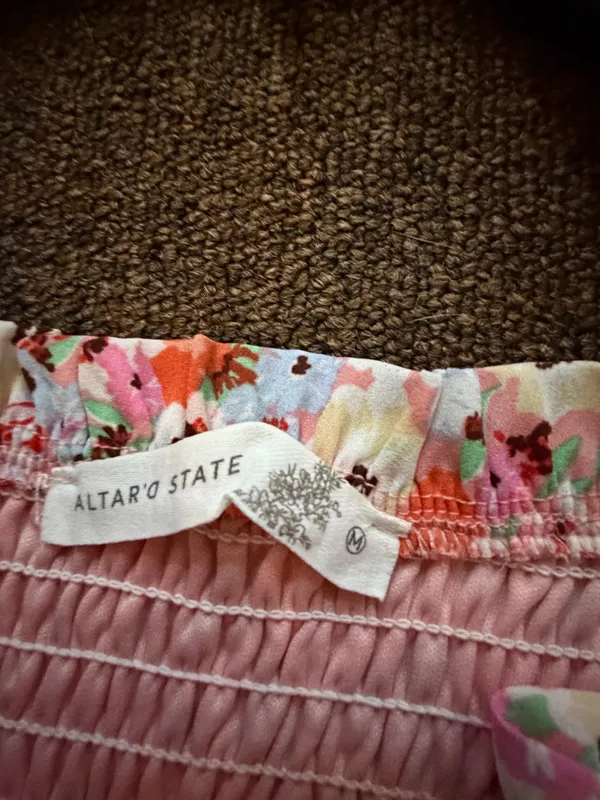 Altar'd State Floral Ruffle Dress - Image 3