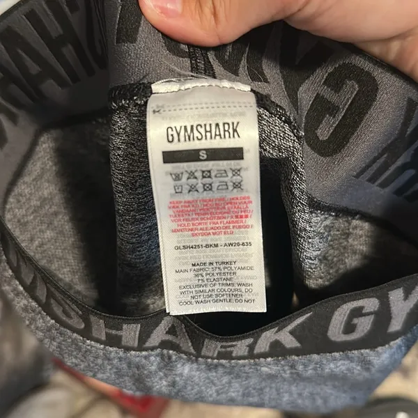 Gymshark Gray Athletic Biker Shorts - Image 4