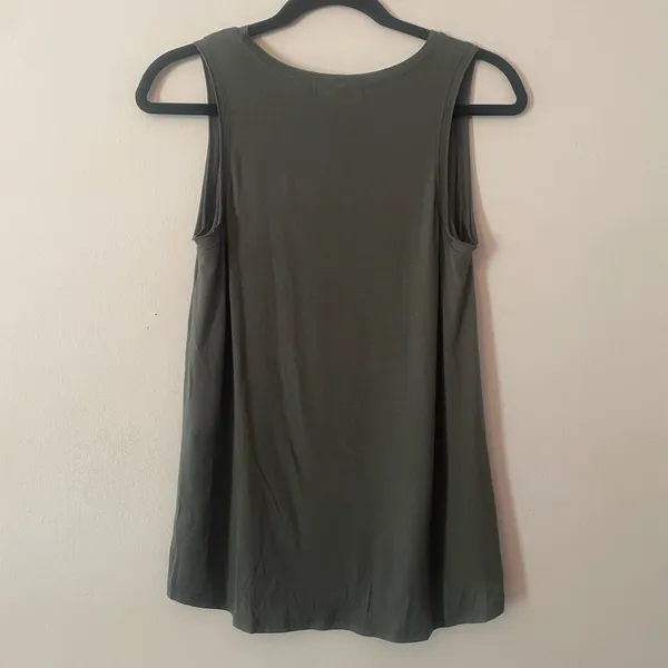 Joah Brown Gray Sleeveless Tank Top Loungewear Basic Women's size Medium / Large - Image 5