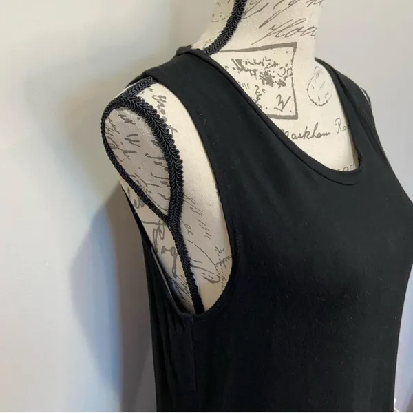 LNA Womens Black High-Low Open Back Sleeveless Mini Dress Size L‎ Made in USA - Image 6