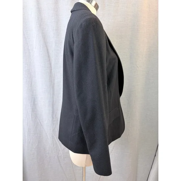 Vintage Pendleton Classic Virgin Wool Blazer Black Made USA Size 14 Fall‎ Autumn - Image 5