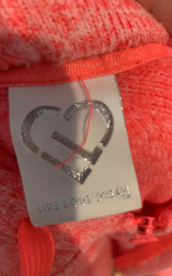 Zip Up Hoodie Pink Size M - Image 3