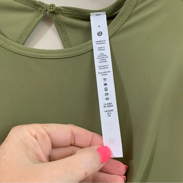Lululemon Lightweight High-Neck Romper in Bronze Green - Image 5