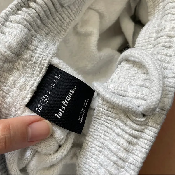 iets frans Shorts low rise sweat lounge womens Gray (xsmall) casual summer - Image 2