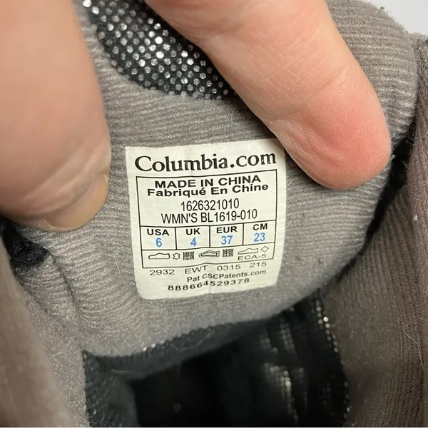 Columbia Bugaboot plus lll winter lace up boots‎ size 6 - Image 8