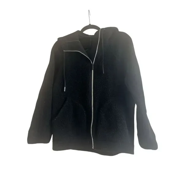✨Lululemon So Sherpa Hooded Black Sz Medium Jacket✨ - Image 5