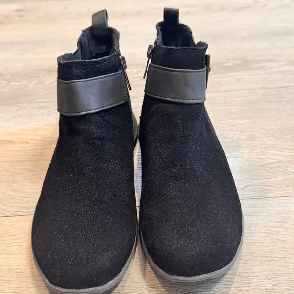 Easy Spirit Womens‎ Hadely Black Faux Suede Ankle Boots Comfort Casual Size 7 M - Image 3