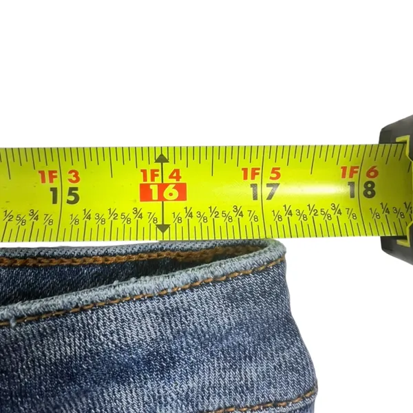 Risen High Rise Raw Hem Distressed Ankle Straight Jeans - Image 7