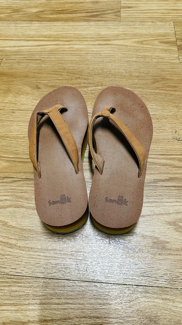 Sam & Libby brown platform sandal  - Image 9