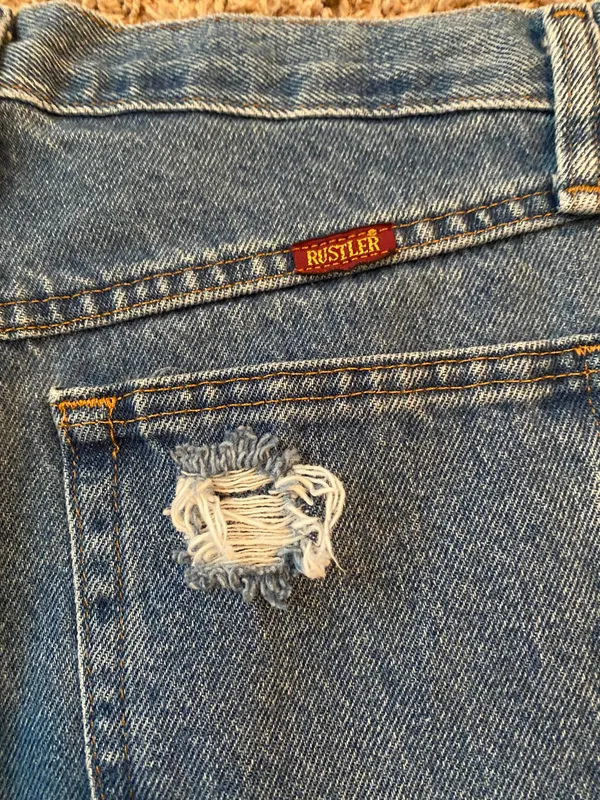 Cut Off Shorts Blue Size 29 - Image 3