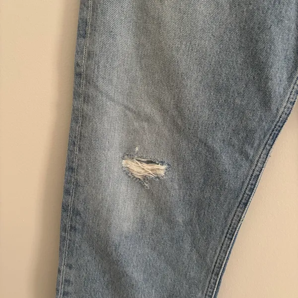 AGOLDE Light Wash 90s Straight Leg Jeans Sz 26 - Image 5