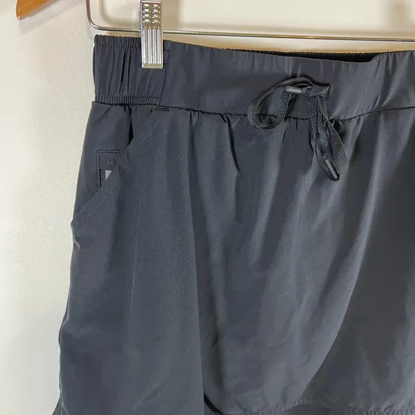All in Motion Women Black Athletic Skort Drawstring Elastic Waist Pockets Size S - Image 2