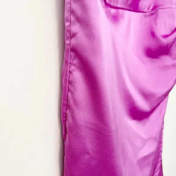 NWT SUPERDOWN Arezo Cowl Wrap Dress in‎ Purple Mini - Image 8
