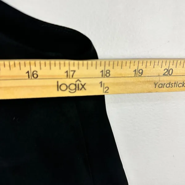 ZOA New‎ York Dress M Black Minimalist Overlay Layered Evening Cocktail Party - Image 10