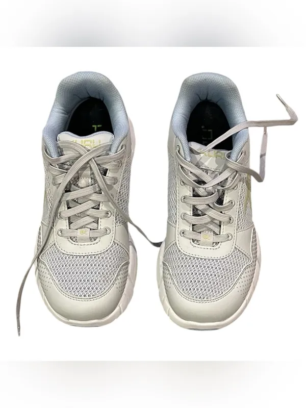 KURU CLOUD DOVE GRAY WHITE ARCH SUPPORT COMFY SNEAKERS 8.5 - Image 3