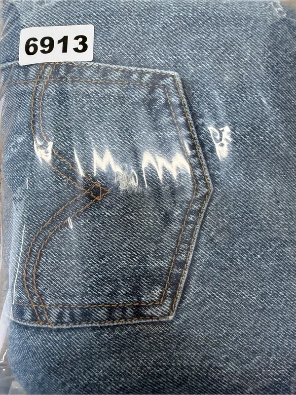 Levi's‎ Jeans Womens 28 Blue Ribcage Straight Ankle Waterless Dark Wash Denim - Image 9