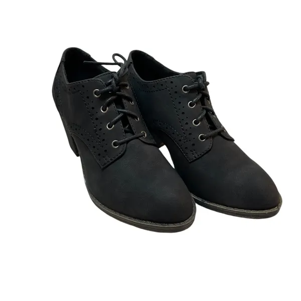 ROCKET DOG Selina Lane Black Faux Leather Lace Up Booties Shoes - Size 6 - Image 4