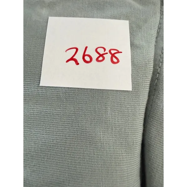 Lululemon Back in Action Long Sleeve Shirt Sage Green‎ Relaxed Fit Size 10 flaw - Image 9