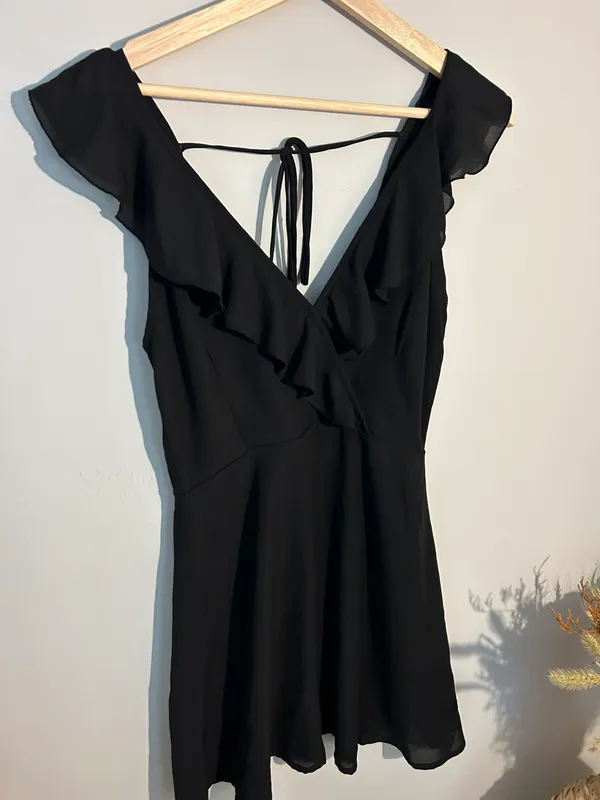 Lulus Black Mini Dress - Image 3