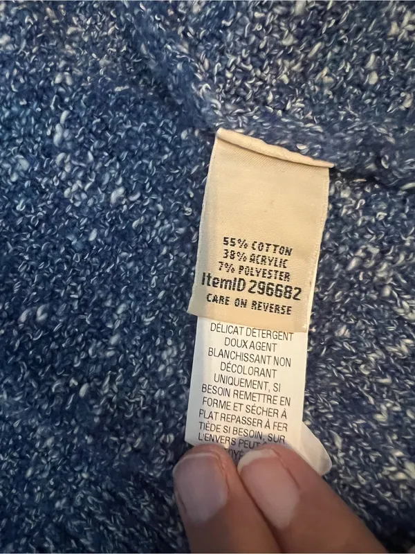 Ll bean cardigan M Blue Size M - Image 9