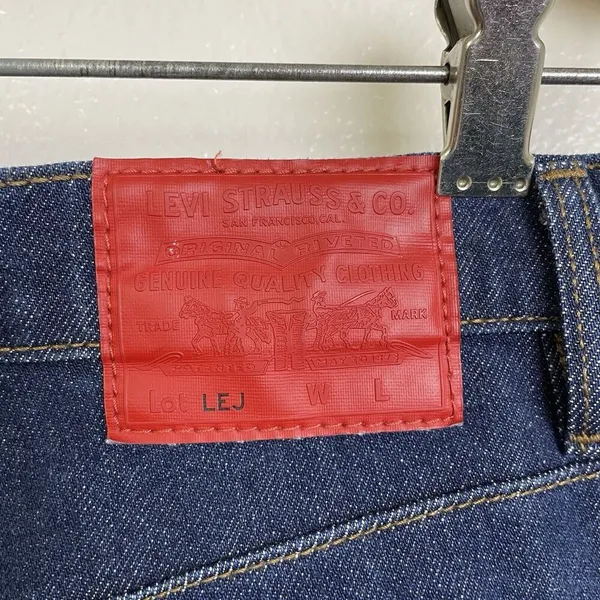 Levis LEJ Re-Issue Slouch Taper Jeans 27 Womens Blue Denim Relaxed Crop Stretch - Image 8