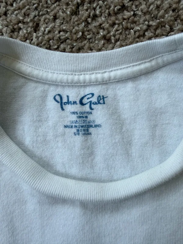 John Galt Brandy Melville Chloe White 14 T-Shirt - Image 4