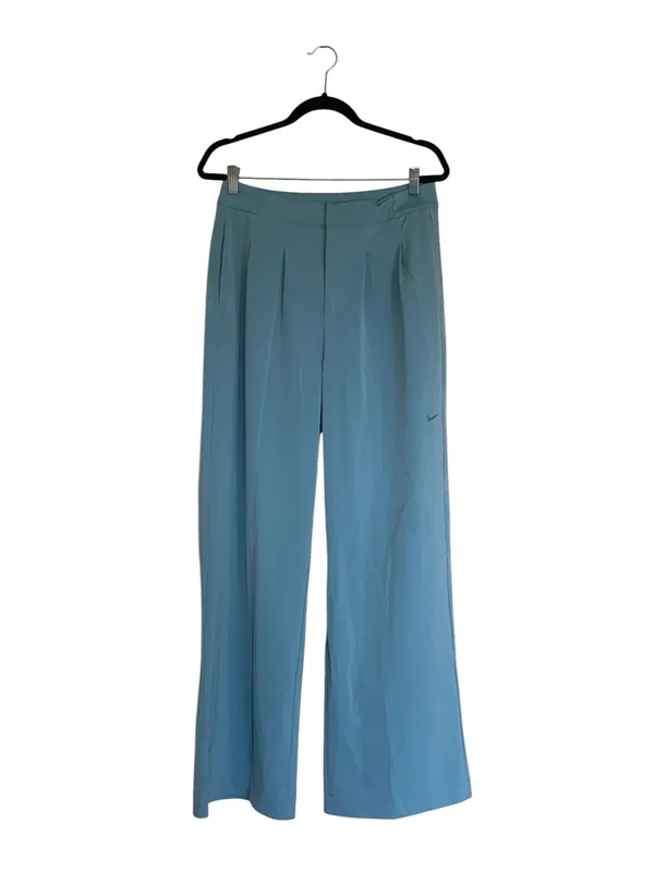 NWT Nike Dri-Fit Trousers Wide Leg Workout Training Pant Aqua Blue Medium - Image 6