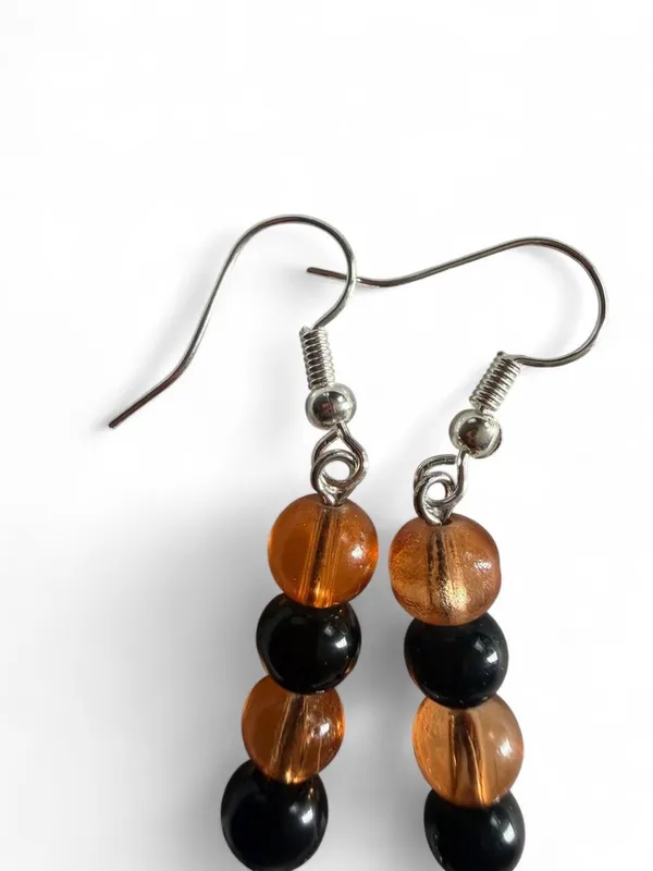 Handmade Halloween Pumpkin Jack-O’-Lantern Earrings 🎃 - Image 7